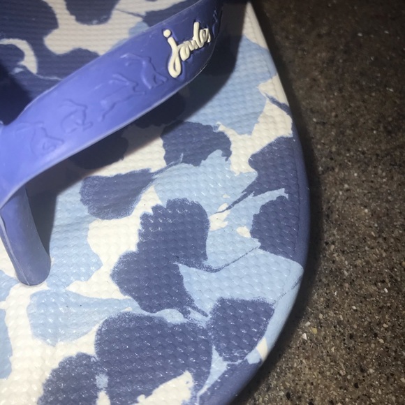 🆕Joules Floral Blues Summer Flip Flop Thong Sandals - Picture 6 of 6